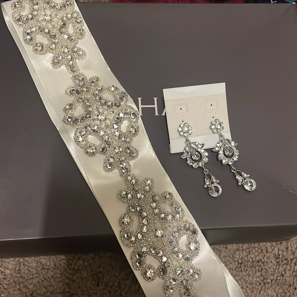 Wedding dress sash